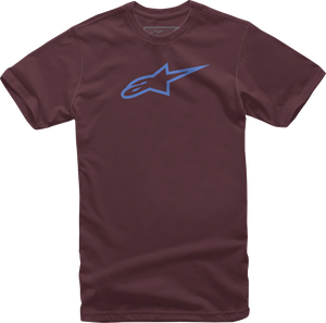 ALPINESTARS 10327203083702X Ageless Classic T-Shirt - Maroon/Blue 2XL