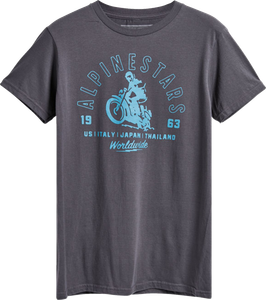 ALPINESTARS 123372120182XL Sander T-Shirt - Charcoal 2XL