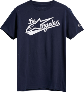 ALPINESTARS 123372220702XL Los Angeles T-Shirt - Navy 2XL