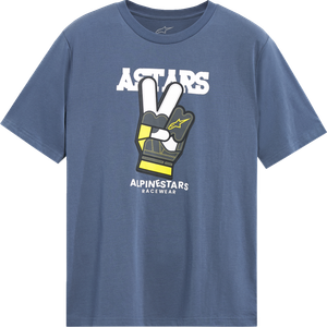 ALPINESTARS 1244-72120-734-L Peaceout CSF T-Shirt - Blue Large
