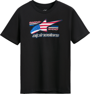 ALPINESTARS 1235-72365-1017-L National CSF T-Shirt - Black/USA Large