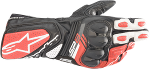 ALPINESTARS 3558321-1304-XL SP-8 V3 Gloves - Black/White/Bright Red XL