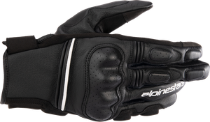 ALPINESTARS 3501723-12-M Phenom Leather Gloves - Black/White Medium