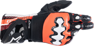 ALPINESTARS 3556724-1321-XL GP Pro R4 Gloves - Black/Fluo Red/White XL