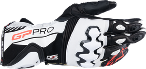 ALPINESTARS 3556724-12-3X GP Pro R4 Gloves - Black/White 3XL