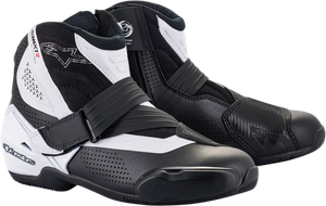 ALPINESTARS 2224021-12-48 SMX1-R V2 Vented Boots - Black/White US 12.5 / EU 48