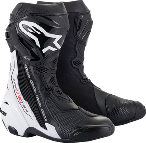 ALPINESTARS 2220021-12-46 Supertech R Boots - Black/White US 11.5 / EU 46