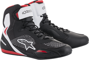 ALPINESTARS 2510319123-8.5 Faster-3 Rideknit® Shoes - Black/White/Red US 8.5 / EU 41