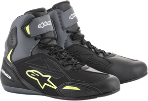 ALPINESTARS 2540719175-6 Faster-3 Drystar® Riding Shoes - Black/Gray/Yellow US 6