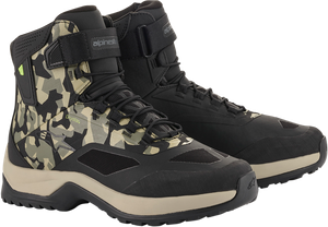 ALPINESTARS 2611020160912 CR-6 Drystar® Riding Shoes - Black/Brown/Green US 12