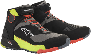ALPINESTARS 2611820153814 CR-X Drystar® Riding Shoes - Black/Red/Yellow Fluorescent US 14 / EU 48