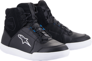 ALPINESTARS 2543123-157-12 Chrome Waterproof Shoes - Waterproof Black/White US 12 / EU 45.5