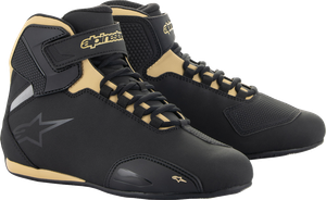 ALPINESTARS 2515719-1090-5 Stella Sektor Shoes - Black/Champagne US 5 / EU 36