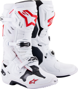 ALPINESTARS 2010520-2230-11 Tech 10 Supervented Boots - White/Red US 11 / EU 45.5