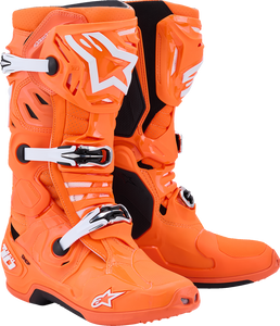 ALPINESTARS 2010520-4512-7 Tech 10 Supervented Boots - Fluorescent Orange/Black/White US 7 / EU 40.5
