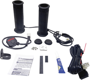 KOSO NORTH AMERICA AM10706G 5 Level Twist Throttle Heated Grips - 1"