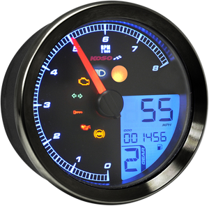 KOSO NORTH AMERICA BA051310 TNT-B Multifunction Meter - Black