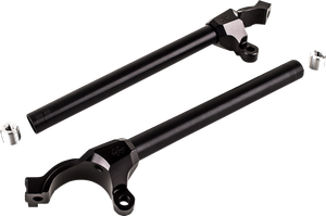 GILLES TOOLING GPL2-550-STREET GP Light 2 Clip-Ons - Street - 55 mm - Black - Street 55 mm Black