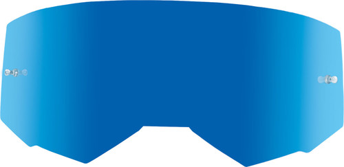 FLY RACING FLA-038 SINGLE LENS W/POST ADULT BLUE MIRROR/SMOKE