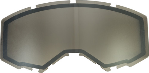 FLY RACING FLB-014 DUAL LENS W/O VENTS ADULT SILVER MIRROR/SMOKE
