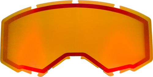 FLY RACING FLB-033 DUAL LENS W/O VENTS ADULT RED MIRROR/AMBER