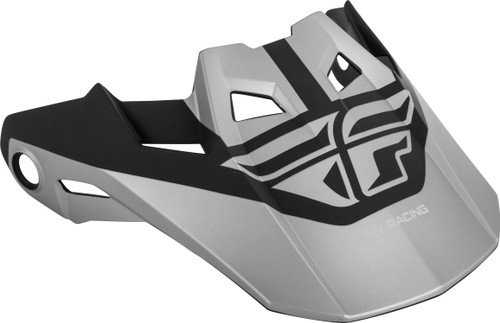 FLY RACING 73-47202S FORMULA VISOR MATTE BLACK/SILVER XS-SM