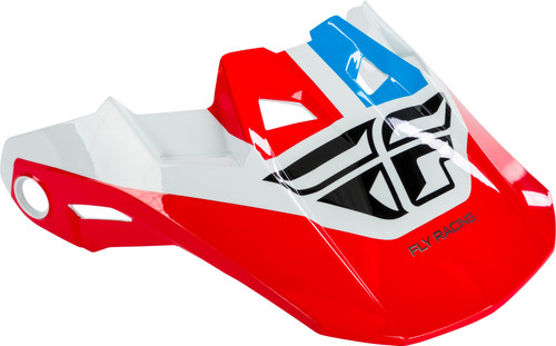 FLY RACING 73-47203M FORMULA VISOR RED/WHITE/BLUE MD-LG