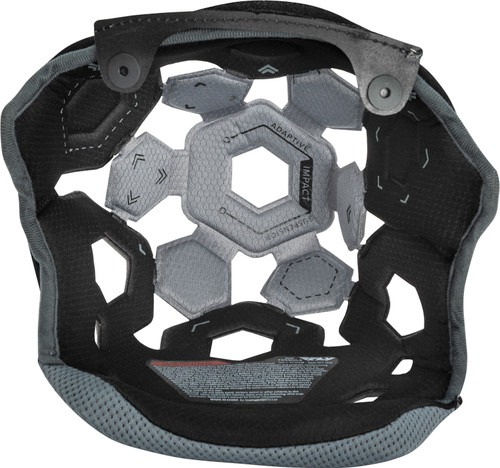 FLY RACING 73-472202X FORMULA HELMET LINER BLACK/COOL GREY 2X