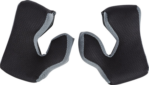 FLY RACING 73-472222X FORMULA CHEEK PAD BLACK/COOL GREY 2X 15MM