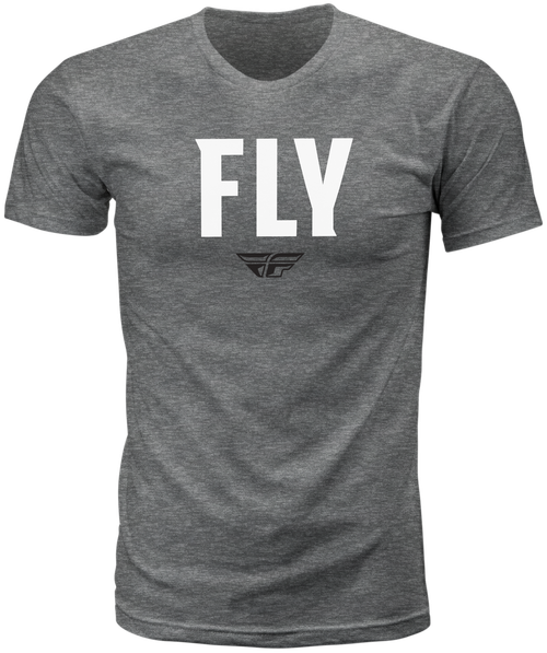FLY RACING 352-0156M FLY WFH TEE DARK GREY HEATHER MD