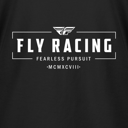 FLY RACING 356-0050M WOMEN'S FLY MOTTO TEE BLACK MD