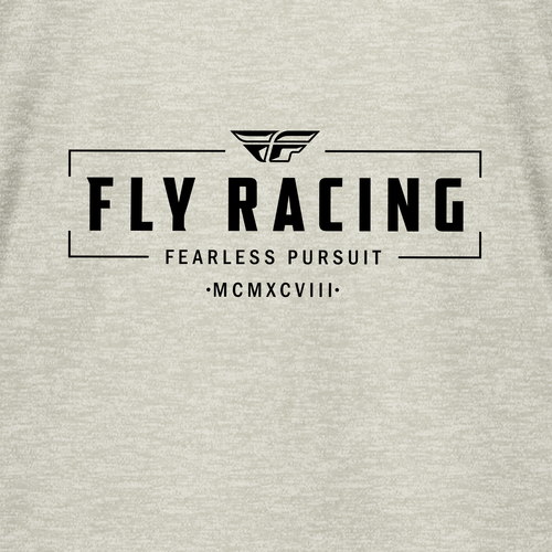 FLY RACING 356-00542X WOMEN'S FLY MOTTO TEE CREAM 2X