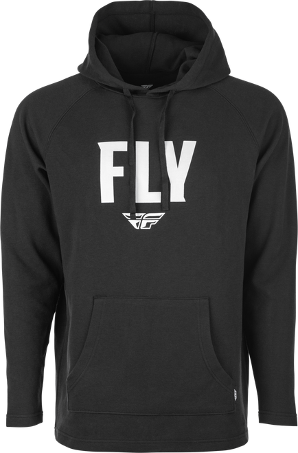 FLY RACING 354-0010M FLY WEEKENDER PULLOVER HOODIE BLACK/WHITE MD