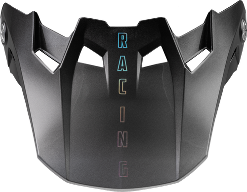 FLY RACING 73-47112S FORMULA CC DRIVER HELMET VISOR BLACK/CHAROCAL/WHITE YL/SM