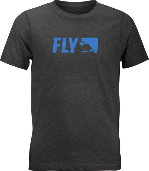 FLY RACING 352-0526YM FLY YOUTH PRIMARY TEE CHARCOAL YM
