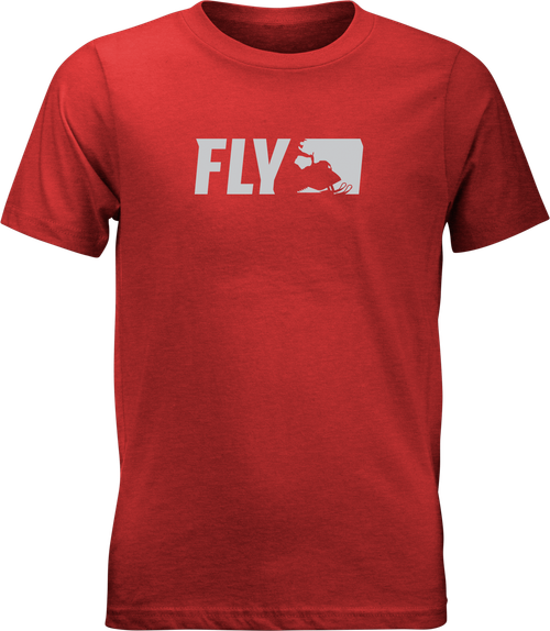 FLY RACING 352-0527YS FLY YOUTH PRIMARY TEE RED YS