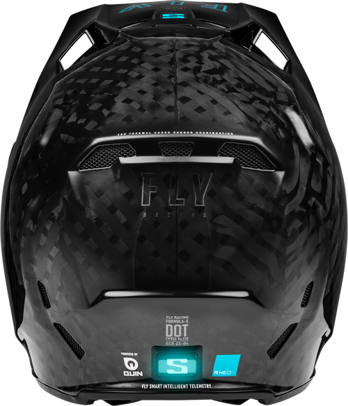 FLY RACING 73-4415YL YOUTH FORMULA S CARBON HELMET BLACK YL-S1A