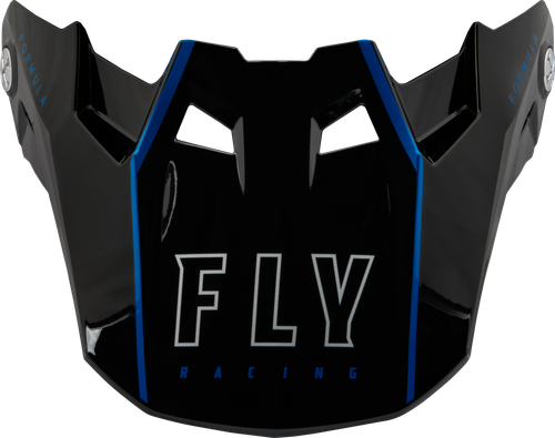 FLY RACING 73-47120L FORMULA CARBON TRACER VISOR BLUE/BLACK XL/2X
