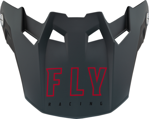 FLY RACING 73-47131L FORMULA CC CENTRUM VISOR MATTE GREY/BLACK XL/2X