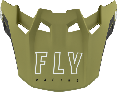 FLY RACING 73-47134M FORMULA CC CENTRUM VISOR MATTE OLIVE GREEN/BLACK MD/LG