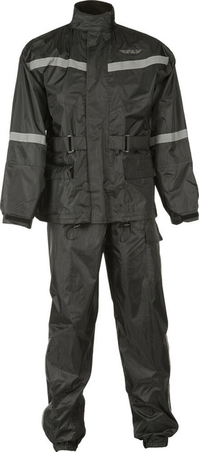 FLY RACING 479-80172X 2-PIECE RAIN SUIT BLACK 2X