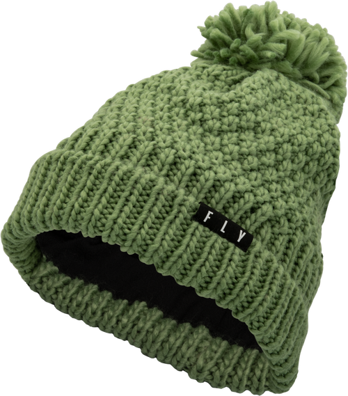 FLY RACING 351-0004 WOMEN'S FLY ANNA POM BEANIE GREEN