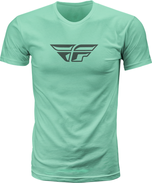 FLY RACING 352-0616L FLY F-WING TEE SAGE/GREY LG