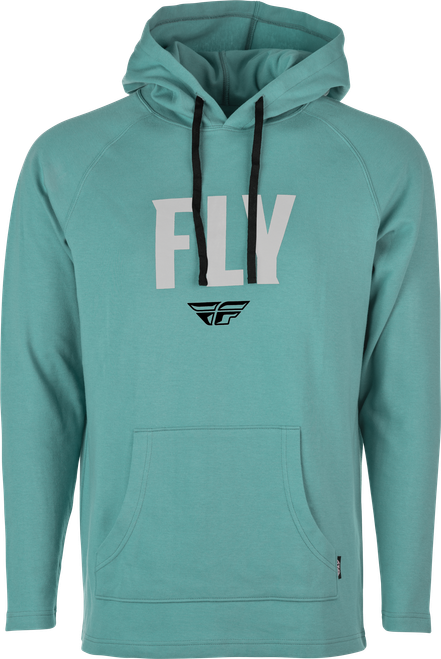 FLY RACING 354-0011L FLY WEEKENDER PULLOVER HOODIE SEA GREEN/GREY LG