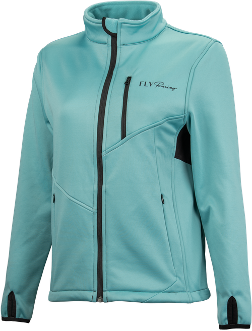 FLY RACING 354-63412X WOMEN'S MID-LAYER JACKET BLUE 2X