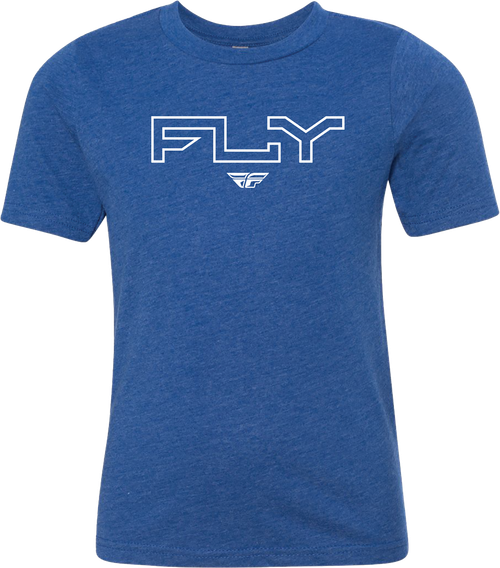 FLY RACING 354-0310YL YOUTH FLY EDGE TEE ROYAL BLUE YL