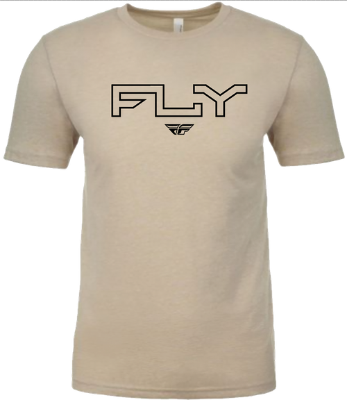 FLY RACING 354-03112X FLY EDGE TEE CREAM 2X