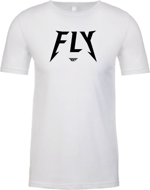 FLY RACING 354-0321YM YOUTH FLY MASTER TEE WHITE YM