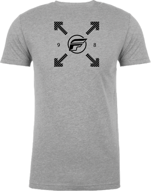 FLY RACING 354-03232X FLY LOST TEE DARK GREY HEATHER 2X