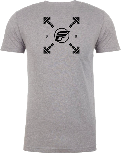FLY RACING 354-0323YM YOUTH FLY LOST TEE DARK GREY HEATHER YM